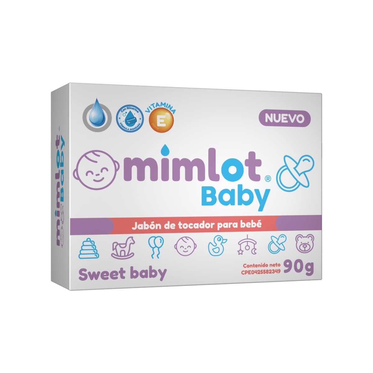 Jabón de Tocador Para Bebé Sweet Baby 90 g