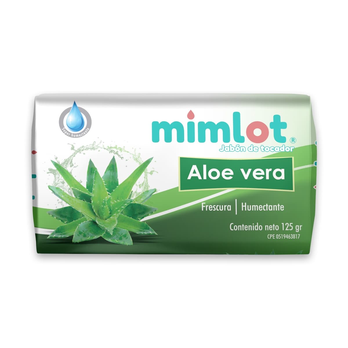 Jabón de Tocador de Aloe Vera 125 g